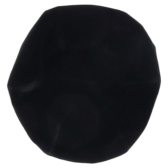 Prada Ribbon Detail Beret Hat in Black Velvet - Picture 1 of 6